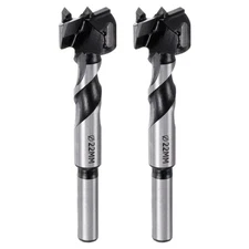 2 PCS Forstner Drill Bit 22mm YG8/C1 Tungsten Carbide 90mm Wood Hole Saw Auger