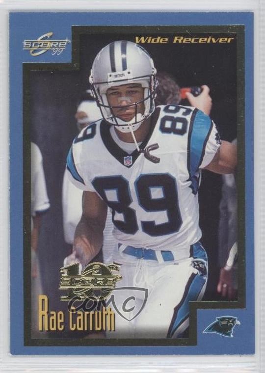 1999 Score 10th Anniversary Showcase 1279/1989 Rae Carruth #95 0b5