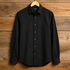 Tommy Hilfiger Men's Slim Fit Dress Shirt 15-15.5 32/33 Medium 100 Cotton