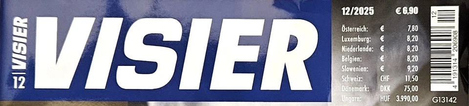Visier  Internationales Waffenmagazin  kompletter Jahrgang 2025