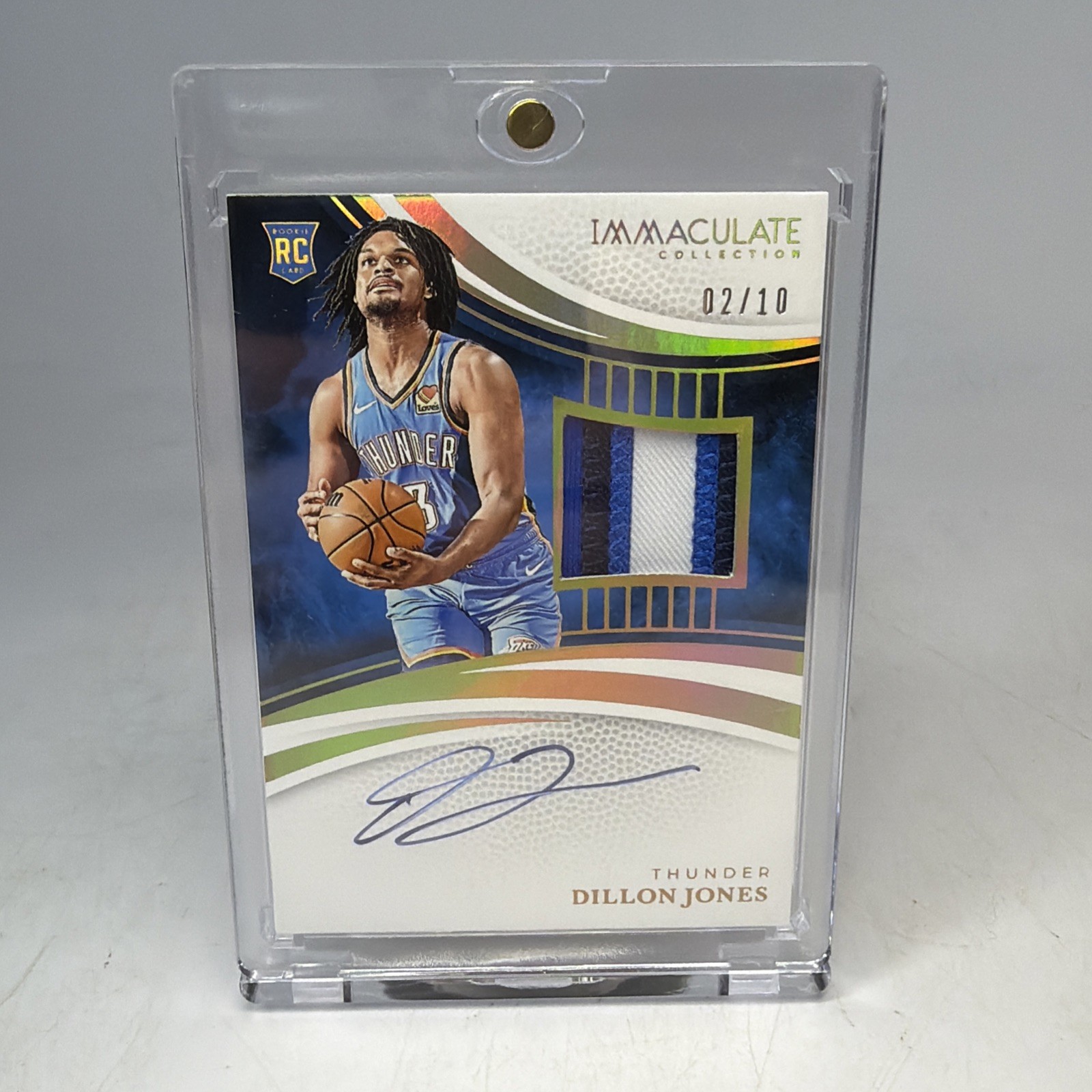 2024-25 Immaculate Gold Dillon Jones RPA ROOKIE PATCH AUTO /10