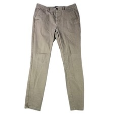 ASOS DESIGN Pants Mens 31x30 Khaki Slim Fit Chinos Trousers Casual Dress