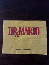 Dr. Mario Nintendo NES 1990 Instruction Booklet Manual Only NES-VU-USA