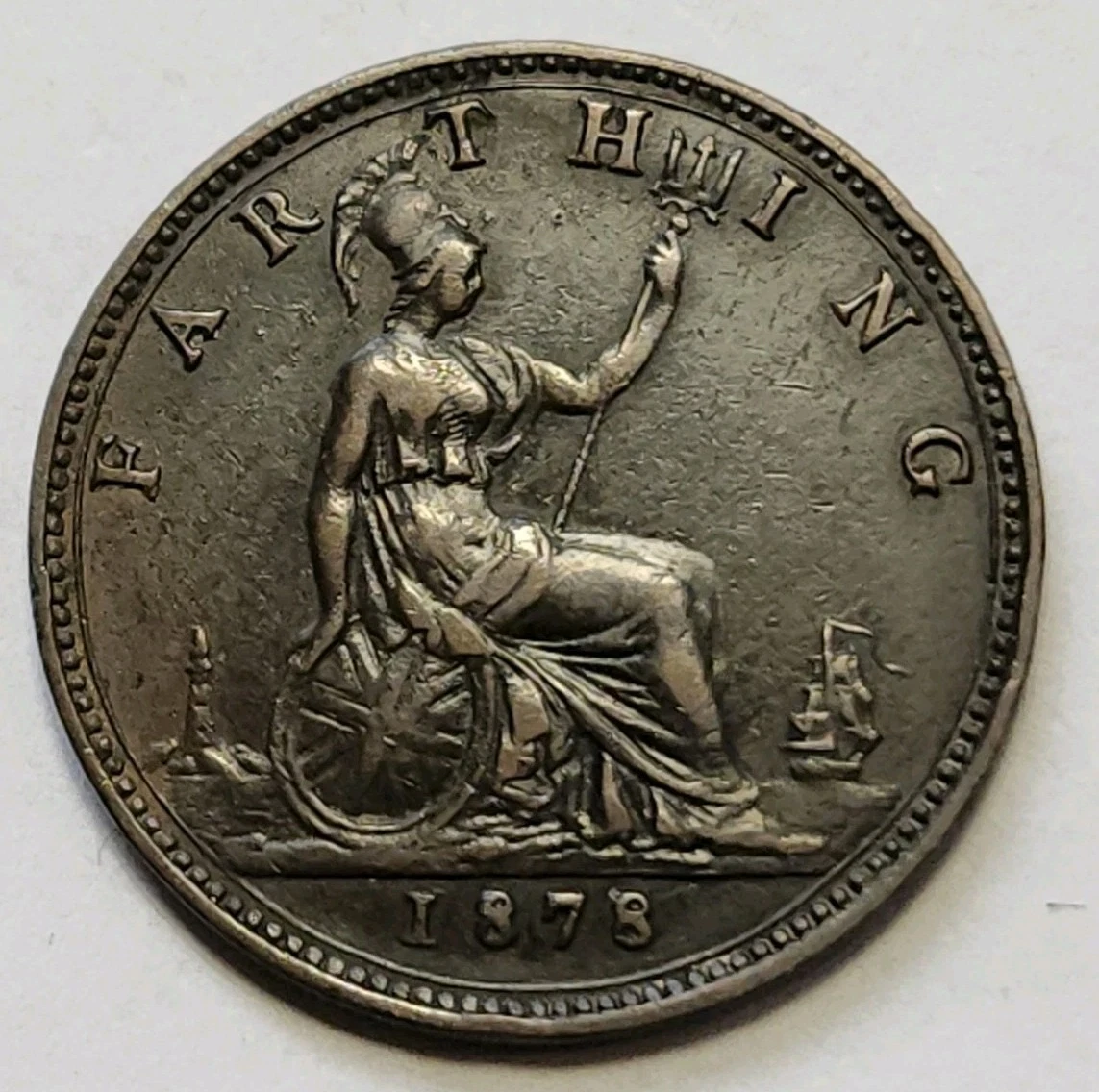 6806. 美品 1875年 イギリス ファージング 希少 Hミントマーク 1875 Year UK Farthings for sale | eBay