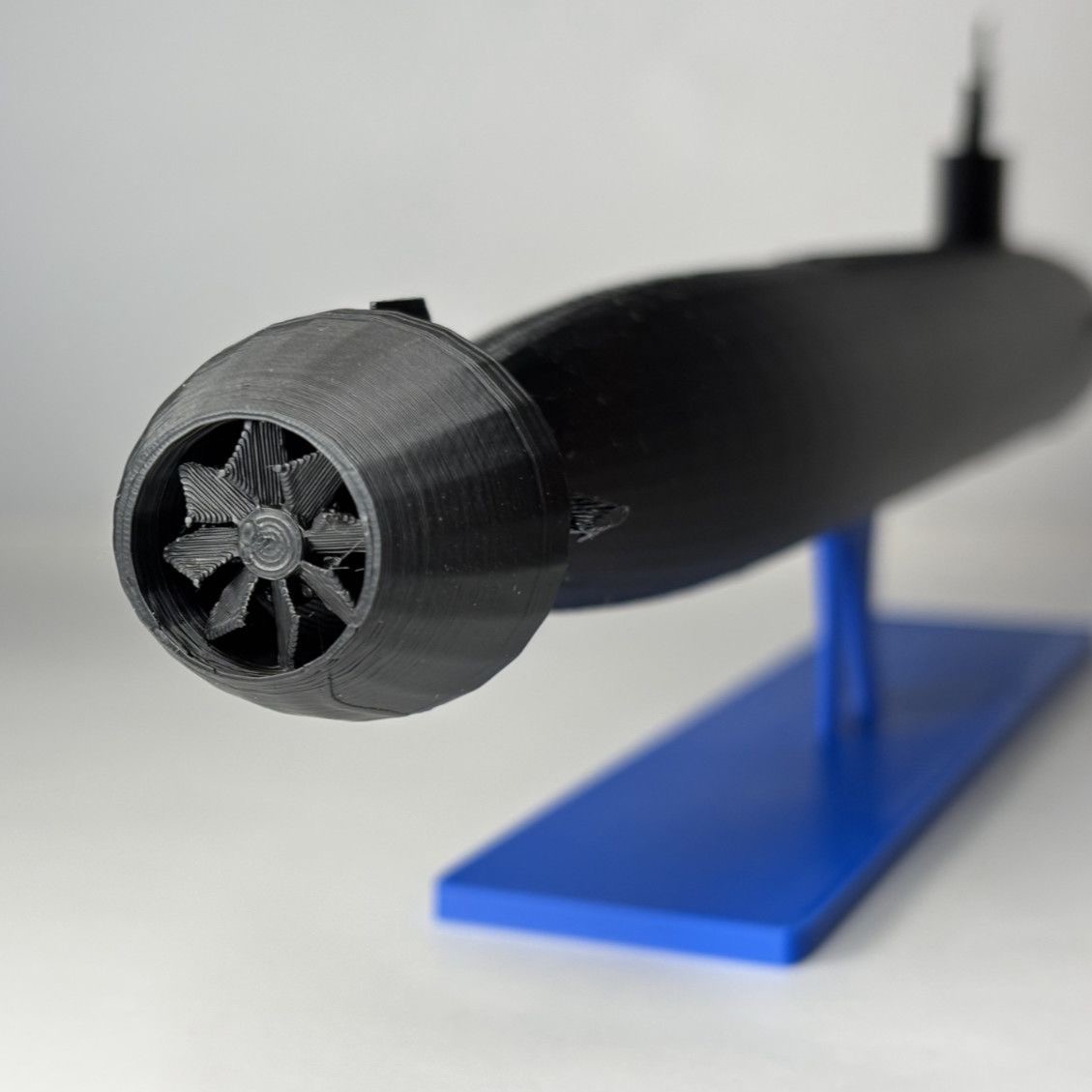 3D Printed USS Seawolf SSN-21NuclearAttack Submarine Model Scale Replica Display