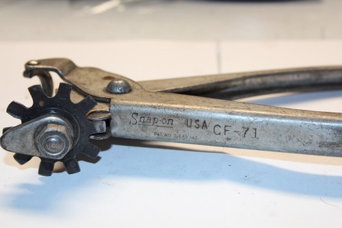 Snap-On CF-71 Spark Plug Gapper Adjusting Pliers Gap Gapping Tool USA Vintage - Picture 2 of 4