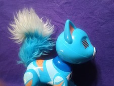 Spin Master Zoomer Meowzies KYC Teal Cat Interactive Robot Kitten Works