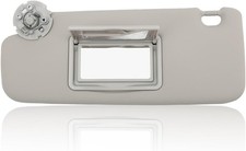 Sun Visor LH with Mirror, Fit for 2011-2019 Chevy Cruze, Left Driver Side