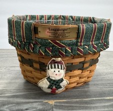 Longaberger Christmas 1997 Snowflake Basket, ...