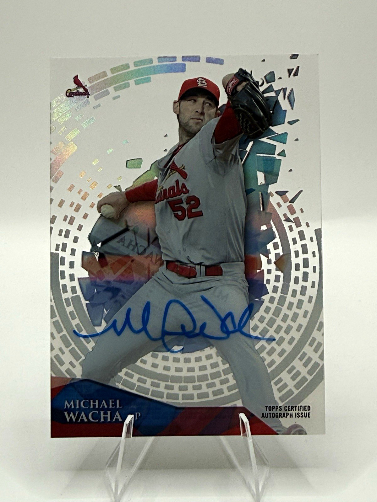 Topps 2014 High Tek Michael Wacha Auto Topps Certified #HT-MW Cardinals