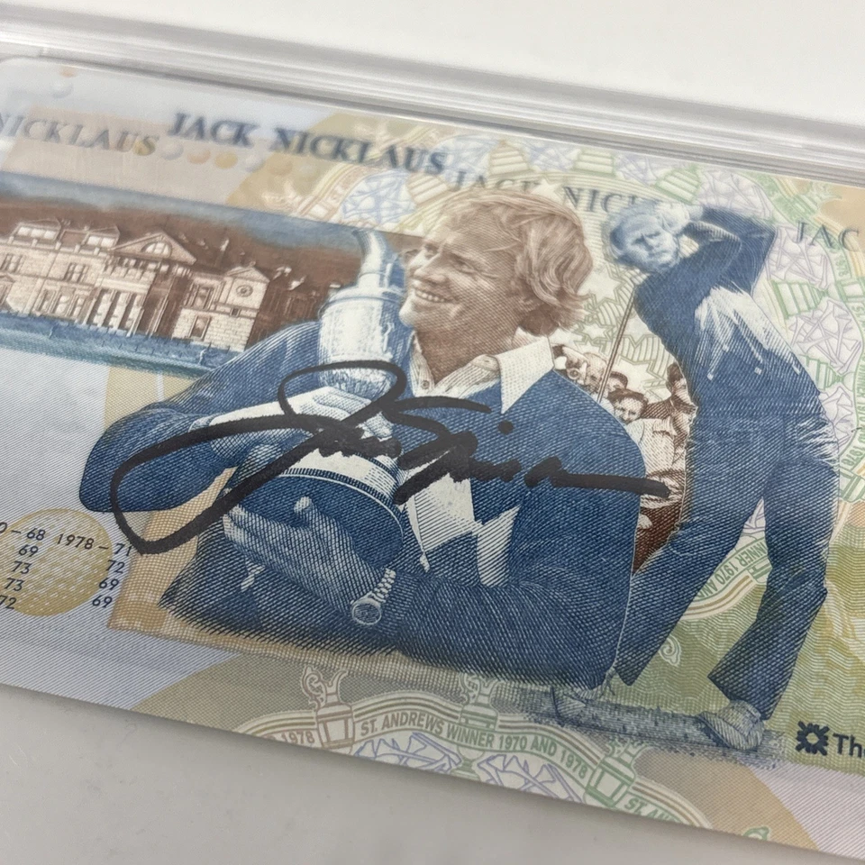 Jack Nicklaus Signed 5 Pound Bank Note HOF Golfer Autograph PSA/DNA - Image 2 of 3