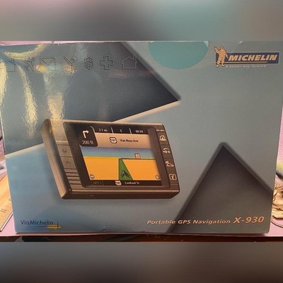 Michelin ViaMichelin X-930 Portable GPS Navigation System Car Auto Unit Box