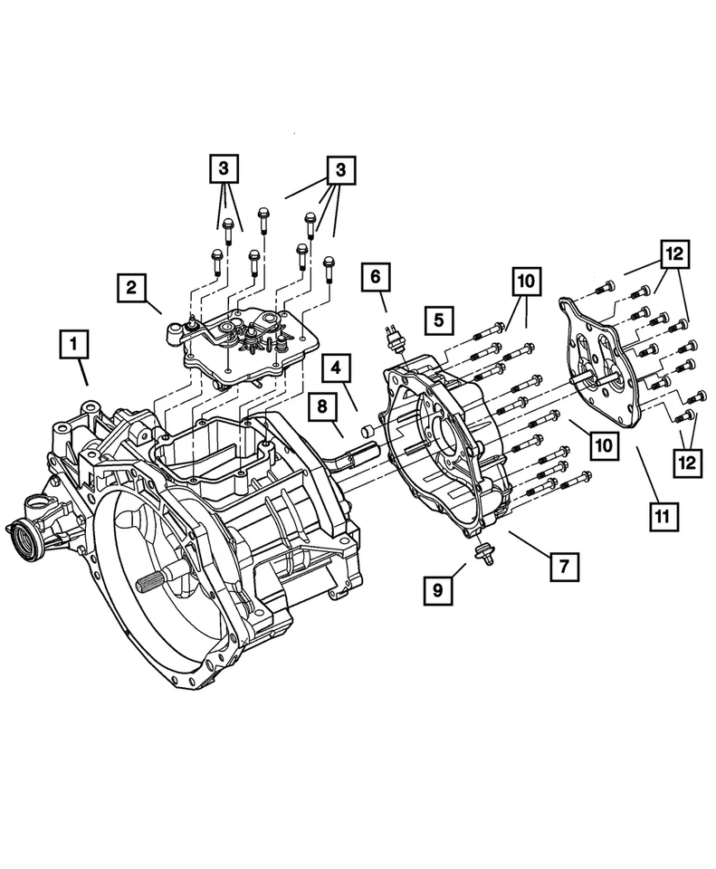 2007-17 JEEP COMPASS PATRIOT MANUAL TRANSAXLE plugue de enchimento de óleo fabricante de equipamento original 4348325 - Imagem 4 de 4