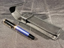 Pluma Estilográfica Pelikan - Azul Soberano - Con Punta Fina Plumín y Estuche