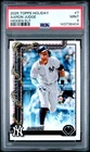 143738404 Aaron Judge 2025 Topps Holiday #HE-7 Hidden Elf PSA 9