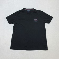 Tommy Hilfiger Men's Regular Fit T-Shirt Black Color XL Size Established 1985
