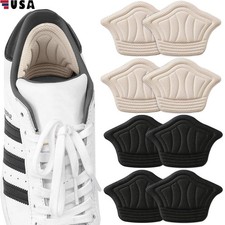 8  Back of Heel Cushion Inserts, Mesh Self-Adhesive Grips Pads Reusable Adhesive
