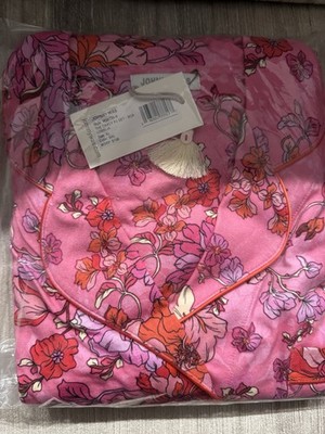 Johnny Was Carly Lobelia Pink PJ 2-pc Sleepwear Set. Floral. Long Sleeve. BNWT