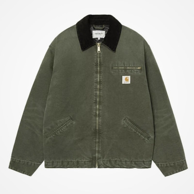 Carhartt Wip OG Detroit Jacket Winter I035614 Olive/Black Stone Canvas L