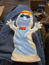 Vintage 1970s General Mills Product People Boo Berry Vinyl Figure Toy Squeaky