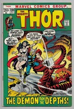 THOR # 204 : Very Good- (Grade 3.5) : Oct 1972 : Marvel Comics.