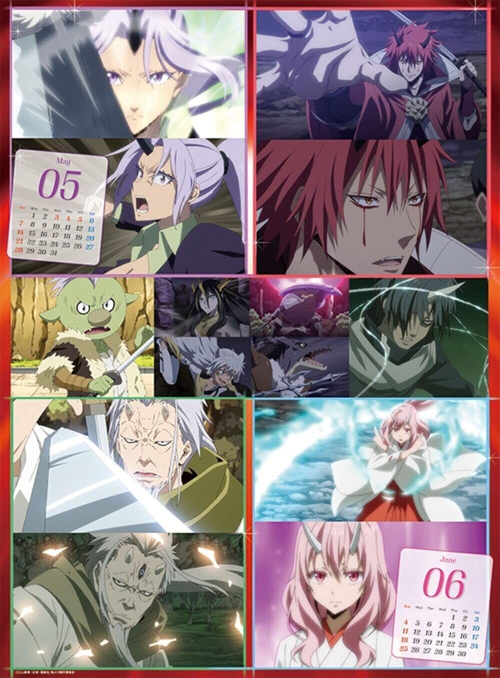 That Time I Got Reincarnated as a Slime 2023 Calendar