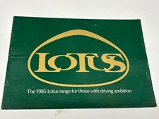 LOTUS CAR SALES BROUCHRE