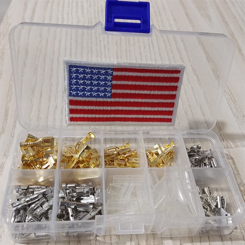 Auto Car Spade Male Female Terminals Wire Crimp Connectors Kit US 540/150pcs - Picture 2 of 15
