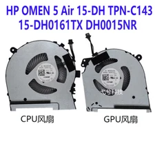 FOR HP OMEN 5 Air 15-DH TPN-C143 15-DH0161TX DH0015NR Laptop CPU GPU Cooling Fan