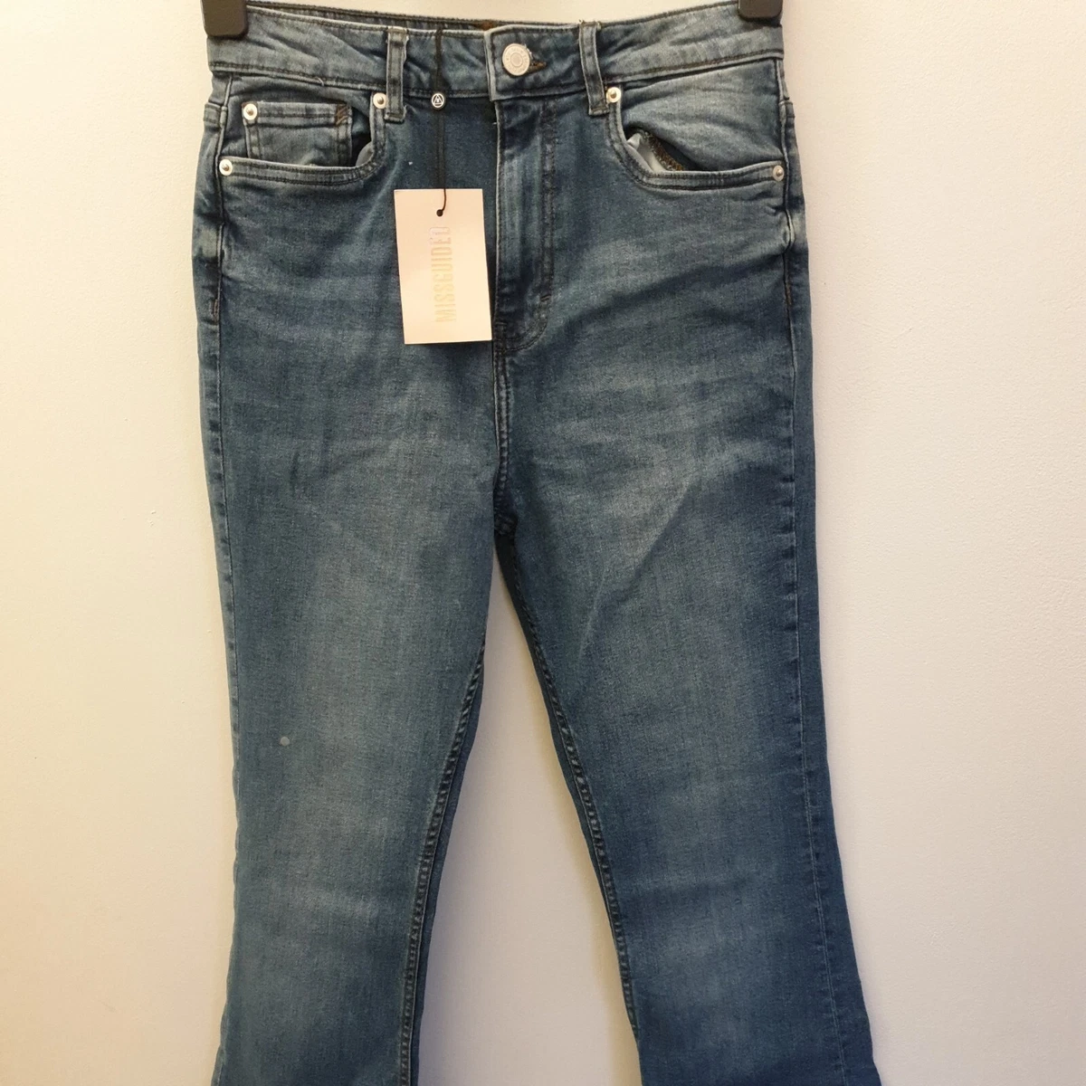 Missguided Blue Flared Jeans Size 10 Ref V110 eBay