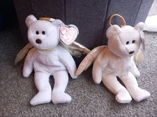 Ty Beanie Babies Halo and Halo II- Mint With Tag Protector