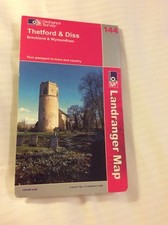 Ordnance Survey Map 144 Thetford And Diss