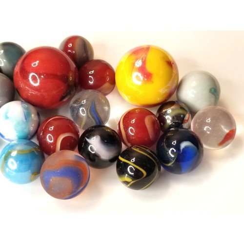 Marbles Variety 22 Standard 2 Shooters Vintage - Picture 3 of 5