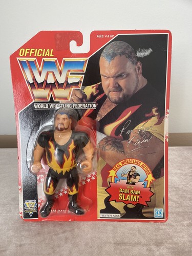 wwe wwf figur hasbro figur wrestling Bam bam Bigel...