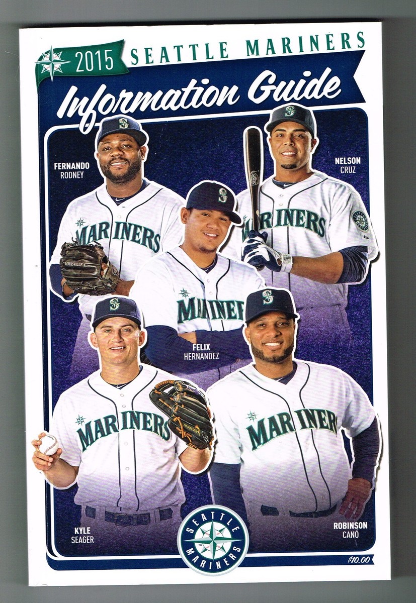 2015 Seattle Mariners MLB Baseball Media GUIDE
