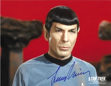 Autographed Photo of Leonard Nimoy as Spock, from Star Trek