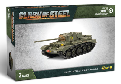 Comet Armoured Troop (x3 Plastic) GF9 Clash of Steel