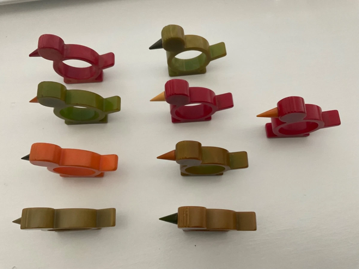 Bakelite napkin rings for sale deals