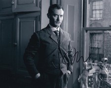 JUDE LAW signed autograph 20x25cm SHERLOCK HOLMES in person autograph COA