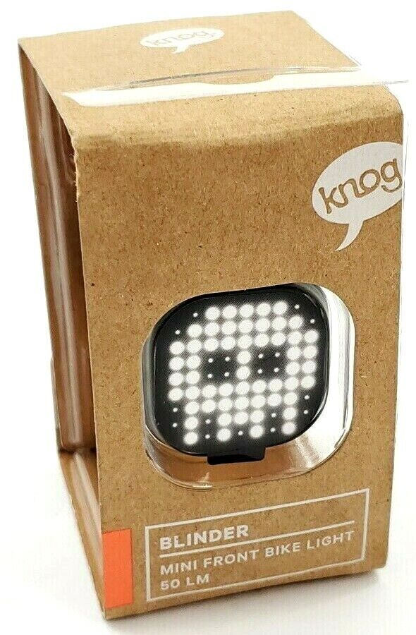 Knog Blinder Mini Skull Front Bicycle Light - USB Rechargeable