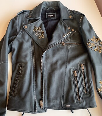 Käuferschutz Tigha Jacke Leder TIGHA BONE Lederjacke Herren