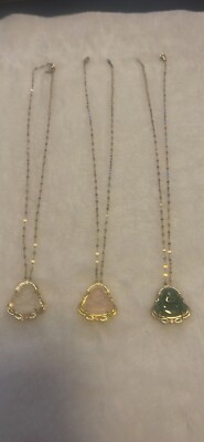 Buddha Anhänger & 24'' MONDSCHLIFF KETTEN 18K Überlagerung KAUFEN SIE 2 ERHALTEN SIE EINE 3. Halskette GRATIS
