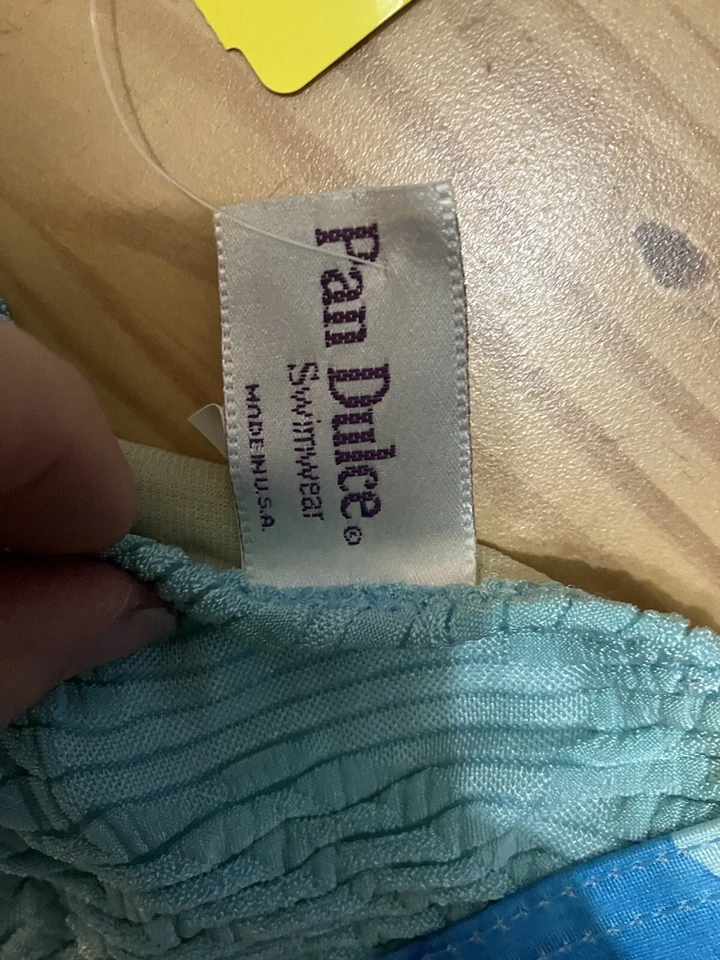 Pan Dulce Vintage NWT USA Swim Top Sz 9/10 - Image 3 of 4