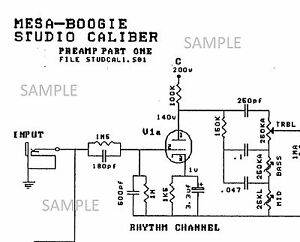 Mesa Boogie Studio 22 Tube Chart