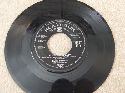 7'' SINGE ELVIS PRESLEY  WITCHCRAFT/BOSSA NOVA BABY RCAVICTOR 1963