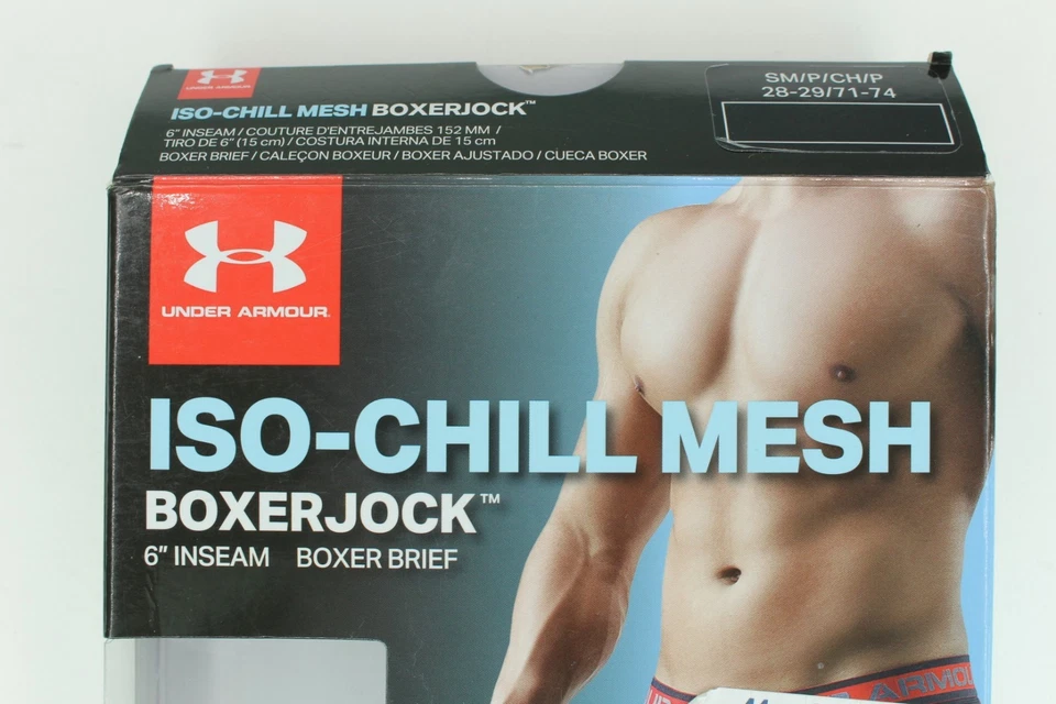 UNDER ARMOUR ISO-CHILL MALLA TALLA PEQUEÑA HOMBRE BOXERJOCK CALZONCILLO 6" ENTREPIERNA NUEVO CONFORT Foto 4 de 4