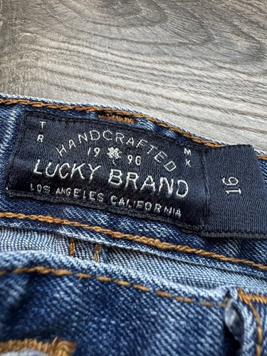 Lucky Brand Classic Straight Jeans girls 16 Stretchy blue Adjustable waist - Picture 5 of 17