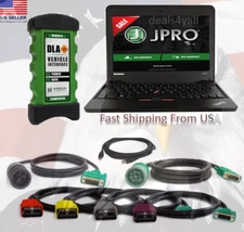 for JPRO DLA 2025 Diesel Heavy Duty Truck Scanner Diagnostic tool laptop PRO