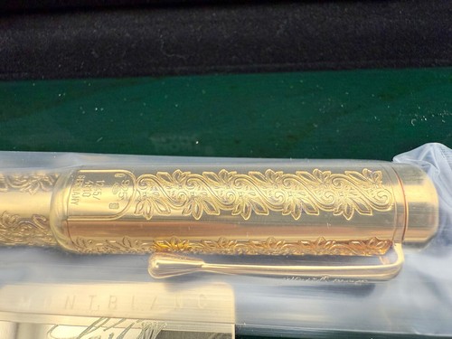 MONTBLANC PATRON OF ART 4810 LOUIS XIV FOUNTAIN PEN SEALED BRAND NEW M 18K - Picture 3 of 15