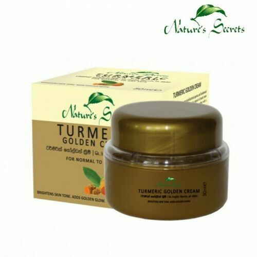 Nature's Secret Turmeric Golden Cream Bright Skin Golden Glow Curcuma